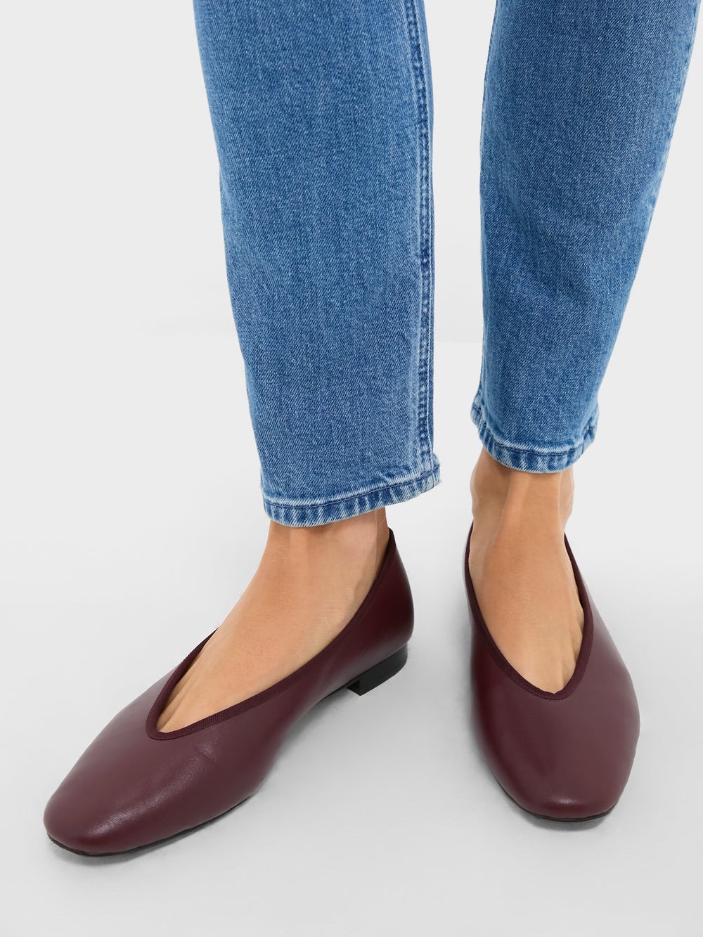TUCKERNUCK SHOES
Oxblood Leather Nina Flats - Picture 2 of 8